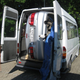 Illustration for article titled How did this car get inside of this van?